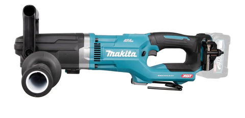 Makita 40V Brushless Cordless Angle Drill, compact design with 13mm jaw, ideal for pros tackling tough tasks.