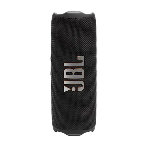 Flip 7 Waterproof Portable Bluetooth Speaker Bundle With GSport Carbon Fiber Hardshell Case Black AI Sound Boost For Maximum Audio Outdoor Ready And Rugged Protection For The Ultimate Vibe front view