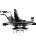 Front view of Front Left Steering Knuckle And Wheel Bearing Hub Assembly For Honda CRV 2007 2009 2.4L L4 Direct Fit Replacement Replaces Part Numbers 51216 SWA A00 45255 STK A00 44600 SJK J00 44600 STK A10