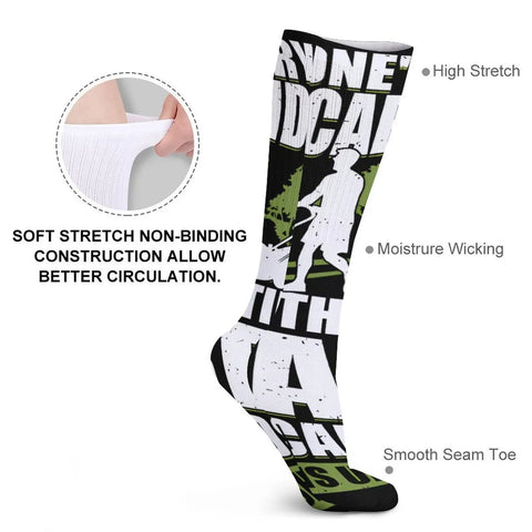 5 Pack Athletic Running Socks With Targeted Muscle Support And Vibration Dampening, showing high stretch and moisture wicking.