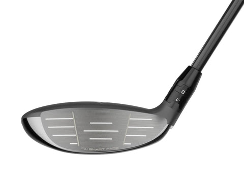Paradym AI Smoke Max Fairway Wood 5 Wood Graphite Regular Standard close-up of AI Smart Face for easy launch and neutral flight
