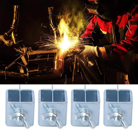 8 Pcs Butt Welding Clamps Set For Sheet Metal And Auto Body Repair, Pro Grade Heavy Duty Galvanized Steel Weld Clamps