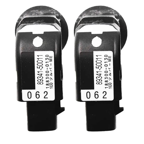 PDC Parking Ultrasonic Sensor Replacement Kit for Lexus GS300 GS350 GS430 GS450H IS250 IS350 2006 2007 Direct Fit Includes 2 Sensors Plug And Play Interchange 89341 50011 8934150011, two black sensors