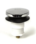 Toe Touch Foot Operated Bathtub Drain Stopper With 3/8 Inch And 5/16 Inch Fittings Includes Three Hair Catcher Strainers No Fuss Easy Install