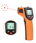 Non-Contact Infrared Temperature Gun With Laser Targeting, Adjustable Emissivity, Backlit Display, Handheld Digital Thermometer For Grill Meat Food Candy Automotive And HVAC, -50C To 530C (-58F To 986F), DIT-220
