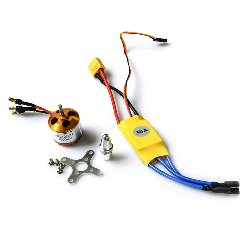 2212 2200KV Brushless Outrunner Motor 13T With 3.5mm Male Banana Bullet For RC Aircraft Quad Copter Drone DIY Build
