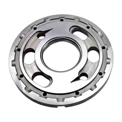 Valve Plate For Piston Pump Spare Parts Replacement 720-2M-11210 Heavy Duty Fit Easy Install One Color Industrial Grade For Water Transfer Hydraulic Systems And Piston Pump Maintenance, metal valve plate