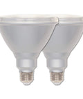 Two Dimmable PAR38 LED Flood Light Bulb 15W 90W Equivalent Bright White Indoor Outdoor Weatherproof Energy Star Medium Base 1350 Lumens