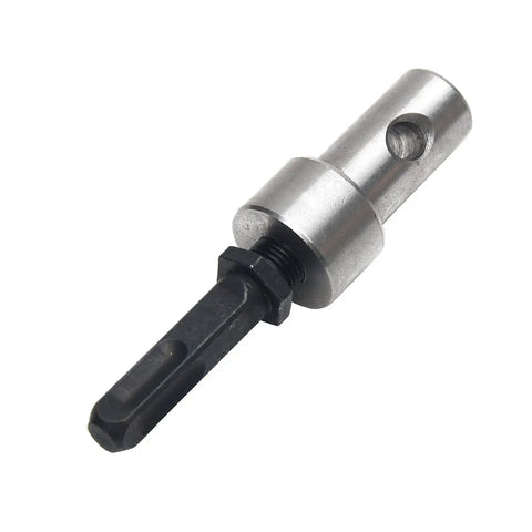 Beefy Heavy Duty Drill Chuck Adapter For Impact Driver And Earth Auger, 4.1 Inch Length, Keyless Garden Tool Conversion