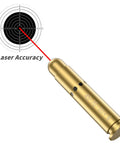 Red Laser Bore Sight Tool For Rifles, Quick Zero At 15 To 100 Yards, Class IIIA 5mW Batteries Included, Easy Setup with target