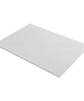 White high-temperature gasket paper sheet, 7 x 10 inches, 1/8 inch thick.