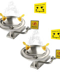 Wall Mounted Eye Wash Station OSHA Approved ANSI Z358 2014 Compliant 304 Stainless Steel Eyewash Station With Enlarged Basin