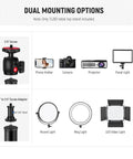 Extendable Camera Desk Mount With Ball Head 17 To 40 Inch Telescopic Table Light Stand options for phone, camera, projector, lights.