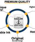 Morning Brew Ready My Boat Is Coffee Mug 11oz White Ceramic For Boaters Sailors And Lake Lovers Funny Gift For Boat Captains