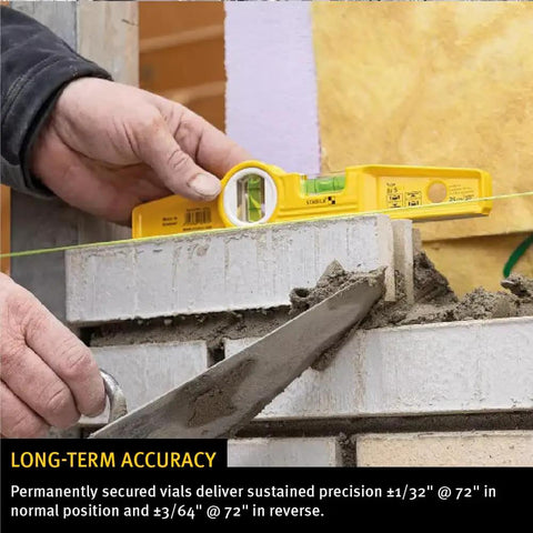 Heavy Duty Magnetic Level Set Including Forty Eight And Twenty Four Inch Pro Spirit Levels Along With Compact Torpedo Level And Rugged Carry Case Crafted For Dead Nuts Accuracy On Any Tough Job Site