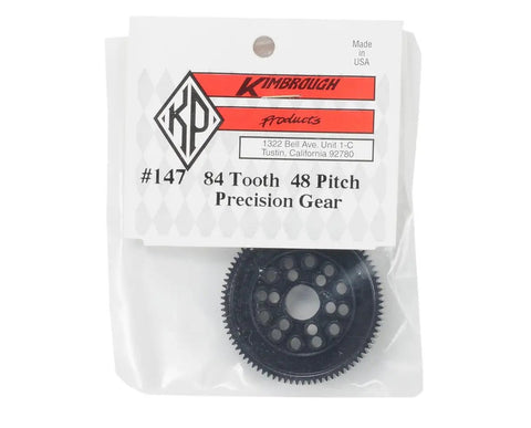 84 Tooth Spur Gear 48 Pitch 84T For RC Cars Pro Grade Upgrade in retail packaging with Kimbrough label
