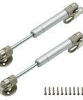 100N 22 Lb Hydraulic Heavy Duty Cabinet Gas Lift Struts With Soft Close Hinges Telescopic Door Supports Gas Springs 6 Inch 2 Pack