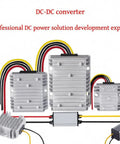 Heavy Duty Dc Step Up Voltage Regulator 12V To 24V 20 Amps 480W waterproof DC-DC converters with aluminum casing.