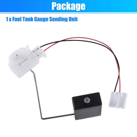 Fuel Tank Float Gauge Sending Unit And Fuel Level Sensor For Toyota 4Runner Limited SR5 Sport 4.0L V6 4.7L V8 And Lexus GX470 2003 2009 OE Quality Replacement To Keep Your Fuel Gauge Reading Right. package view with sensor, float arm, wires, and connector