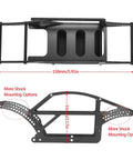 Carbon Fiber Chassis Kit For 1/18 RC Crawler Frame Girders Beefed Up Upgrade Accessory CNC Machined Lightweight Strength