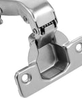 Stainless Steel Corner Cabinet Hinges Set, Four Pack With Unique 45 Degree Angle Design For Heavy Duty Kitchen Cabinets