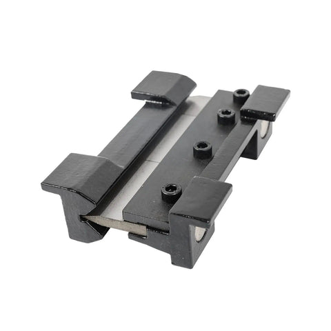 5 Inch Magnetic Vise Mount Metal Brake Bender For DIY Metalworking And Small Box Fabrication, Bends 14 Gauge Steel And One Eighth Inch Aluminum, Quick Release Clamp With Removable Fingers