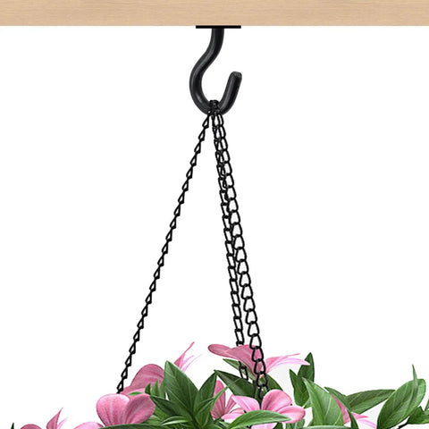 4 Pack Round Eyelet Hook Bolts M8 Long Shank Stainless Steel 304 Corrosion Resistant Heavy Duty Hook Bolts for Indoor Outdoor Use Ideal For Marine, Garage Or Workshop Applications, hanging flower basket hook