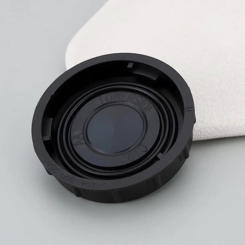 Nissan Clip-On Brake Master Cylinder Fluid Reservoir Cap 46020-AL500 showing top design and texture