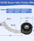 Upgraded Dryer Rebuild Kit For 1992 And Later SM Series Includes RB170002 Roller Kit D516792 Idle Pulley D511255P Drum Belt