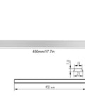 Miter Track Slider Kit for Woodworking Fixtures Non Porous Slide Slab 450mm T Slot Jig Aluminum Alloy Carpenter Tool
