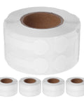 Self Adhesive Jewelry Price Tags On White Kraft Paper With Strong Adhesion For Easy Custom Fit Rectangle Barbell Labels roll