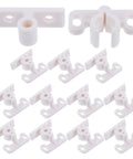 12 Pack Plastic Ball Catch Door Latches For Cabinets And Closets White Double Ball Roller Catch Tension Latches To Securely Close Furniture