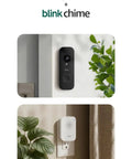Legit Game Changer Wireless Video Doorbell And Indoor Smart Chime Bundle Featuring Crisp 2K HD Resolution Cordless Design mounted on a wall.