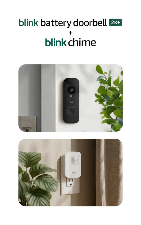 Legit Game Changer Wireless Video Doorbell And Indoor Smart Chime Bundle Featuring Crisp 2K HD Resolution Cordless Design mounted on a wall.