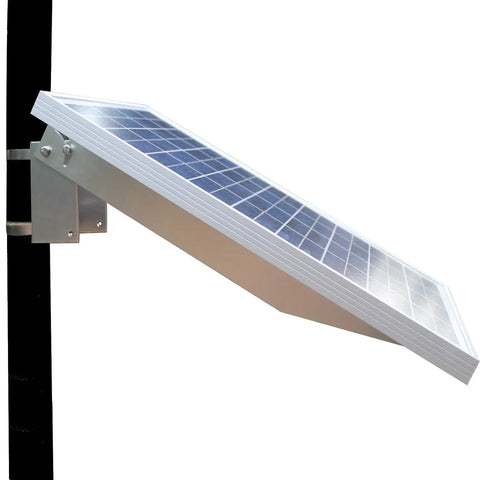 Pole Mount Kit With Single Arm Brackets For Solar Panels 5W To 50W Universal Fit 5052 Aluminum Brackets And Stainless Hardware