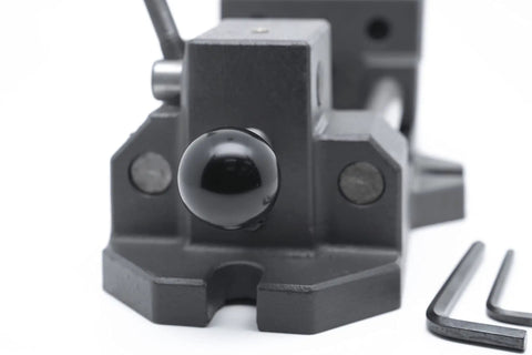 Quick Release Drill Press Vise 4 Inch Featuring High Carbon Steel Center Bar Hardened Locking Mechanism Adjustable Clamping Pressure