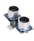 Two Pack HC-SR04 Ultrasonic Sensor Module Kit With Housing And Mounting Brackets And 10P Jumper Cables For Arduino Projects