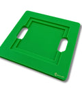 Square Patch Jig For XTool F1 Engraving Holds 2.5 And 3 Inch Leather Patches And Slides Into Base Plate Without Tools