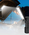 Rechargeable 5000 Lumen Magnetic Work Light With 180 Degree Swivel used for car repair under hood