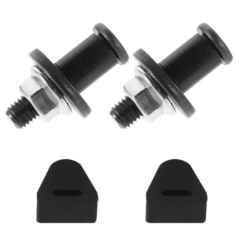 Seamless Rear Tailgate Latch Striker Bolt Kit For Pickup Trucks, heavy-duty black plastic bushings and bolts