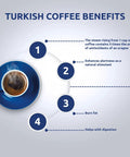 Turkish Coffee With Cardamom Ground Arabica Dark Roast 4 Pack 450g Each Bold Flavor Kick Works With Turkish Coffee Machines