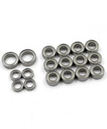 18 Piece Steel Bearing Set For One Tenth RC Cars Upgrades, Sealed Pre Lubricated Pro Grade Bearings For High Speed Wheel Spin