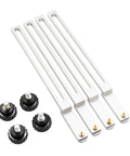 Four Piece BGA Jig Fixture Set For Rework Station, Aluminum Alloy PCB Clamp Tools, Handy BGA Accessories For Soldering