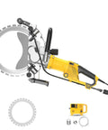 Beast Grade Concrete Ring Saw With 5000W Brushless Motor, detailed view showing 29CM cutting blade and ergonomic handle.
