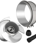 140mm Jet Ski Impeller 12 17 Pitch Three Blade Stainless Steel Propeller With Wear Ring Wrench And Seal Kit For Spark ACE 900 HO And Spark TRIXX 2014 New Models