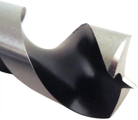 Close-up of Brad Point Wood Drill Bit Set For Ultra Smooth Holes, Six Piece Inch Range From One Half To One And A Quarter