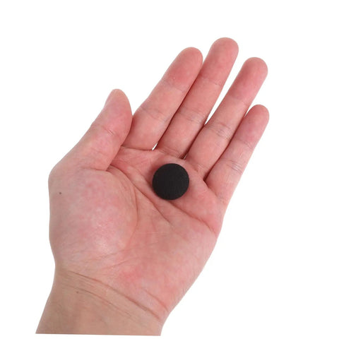 Automotive Headliner Repair Kit With Black Snap Rivets, 12-Set Ceiling Fabric Fixers For Cars displayed in a person's hand
