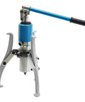 20T Hydraulic Gear Puller Set 2 Or 3 Jaws Wheel Bearing Remover Alloy Steel For Car Hubs Rotors Axles Brake Drums Pulleys Heavy Duty Vertical Horizontal Use Separator Tool Pros Super Tough Easy Fixes No Damage In Home Garages. 3-jaw puller with blue hydraulic ram