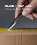 Titanium Mini Pocket Knife With Bottle Opener For EDC And Outdoor Gear cutting tape on a cardboard box