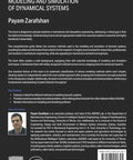 Back cover of the book Modeling and Simulation of Dynamical Systems by Payam Zarafshan, with Academic Press logo.